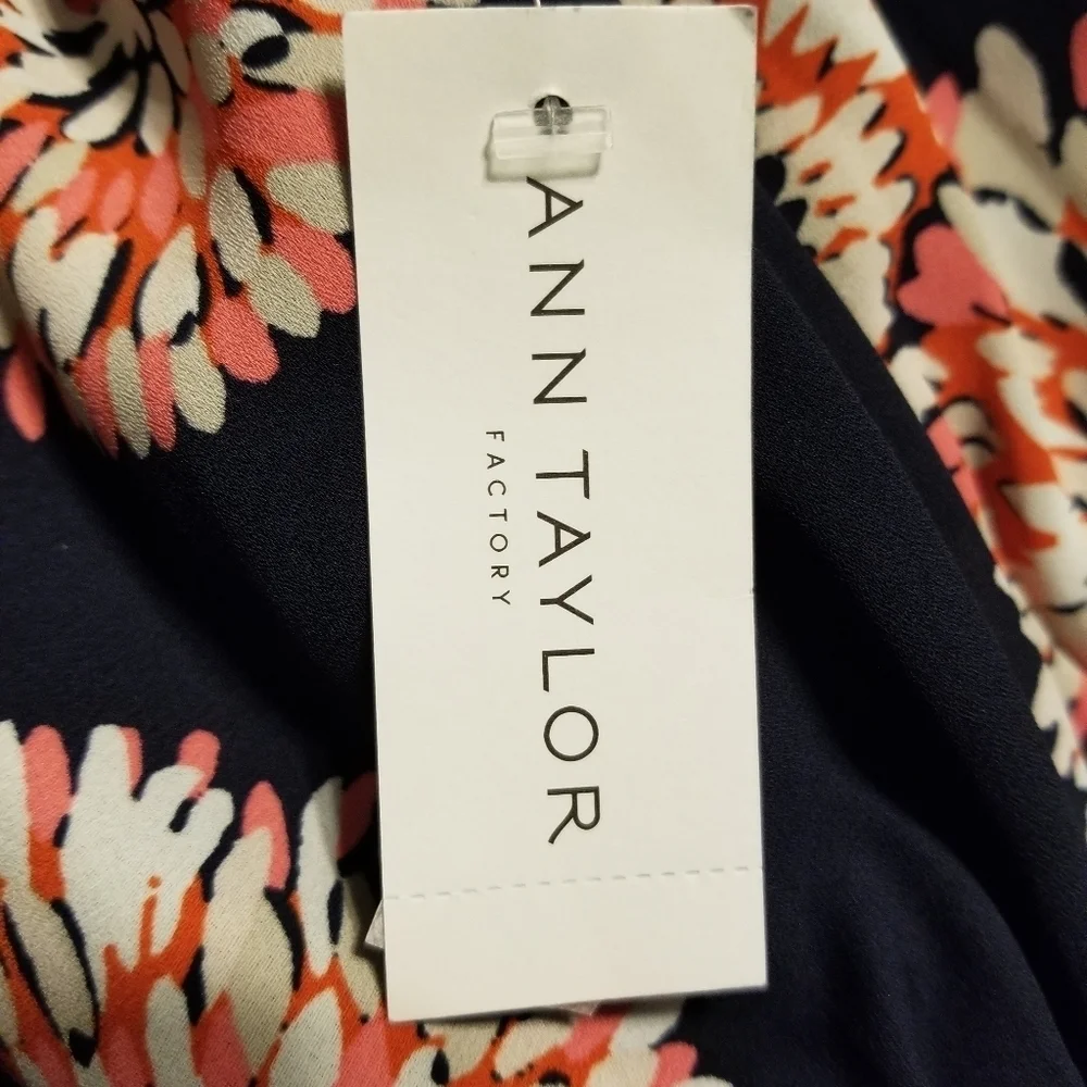 Ann Taylor Factory floral Midi Dress - Picture 7 of 8